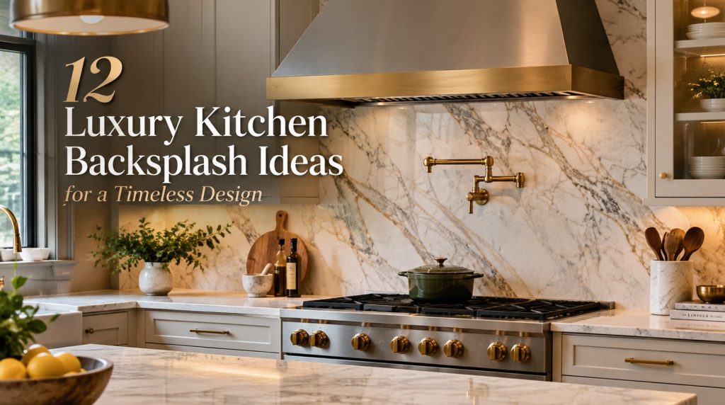 Luxury Kitchen Backsplash Ideas: 12 Timeless Designs and Materials