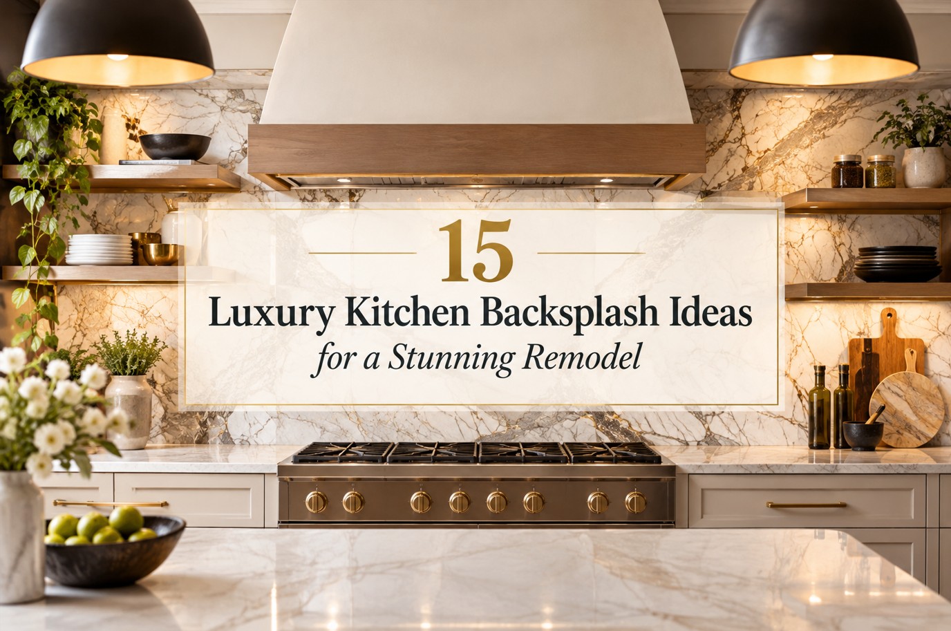 Luxury kitchen backsplash ideas and premium kitchen finishes