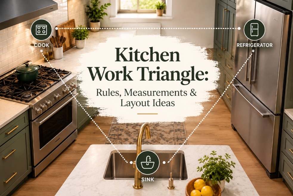 Kitchen Work Triangle: Rules, Measurements & Layout Ideas